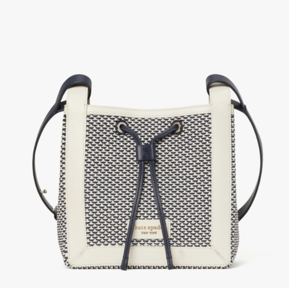 kate spade Handbags - Kate Spade Small Grab Fabric Bucket Bag PRE-OWNED